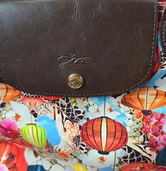 Limited Edition Mary Katrantzou By Longchamp Folding Handbag - Picture 3 of 11